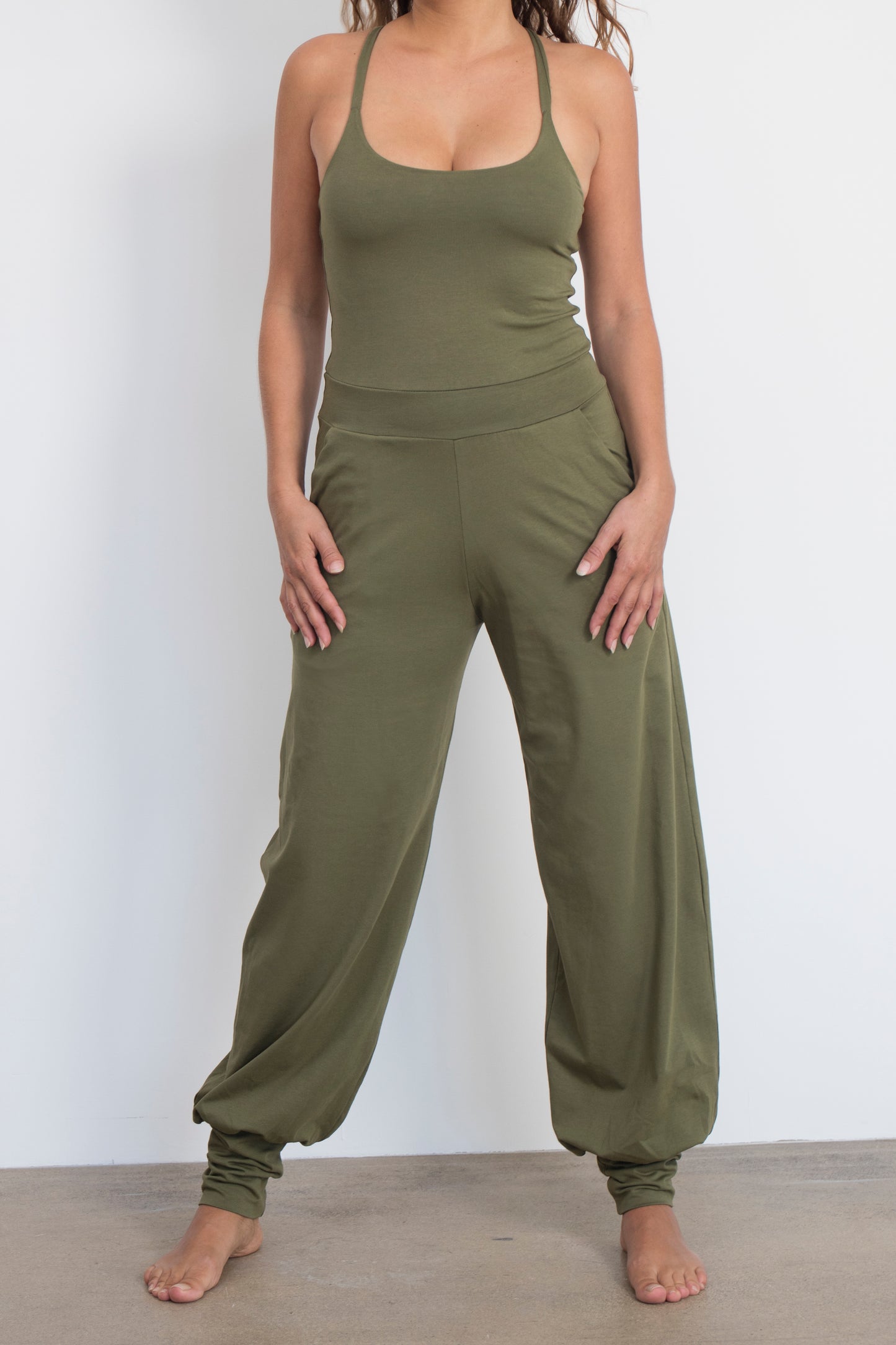 Jumpsuit Nashira - khaki