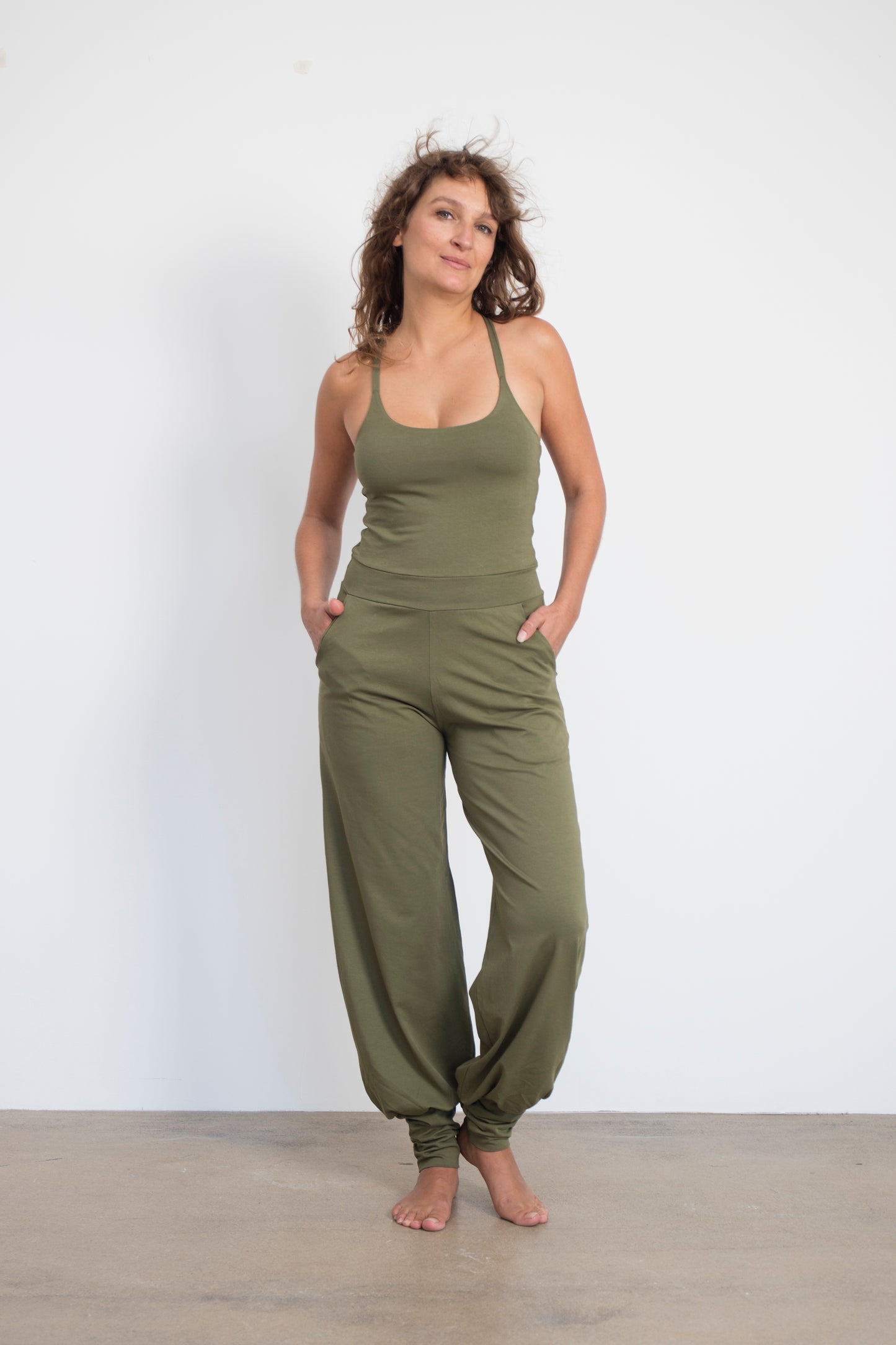 Jumpsuit Nashira - khaki