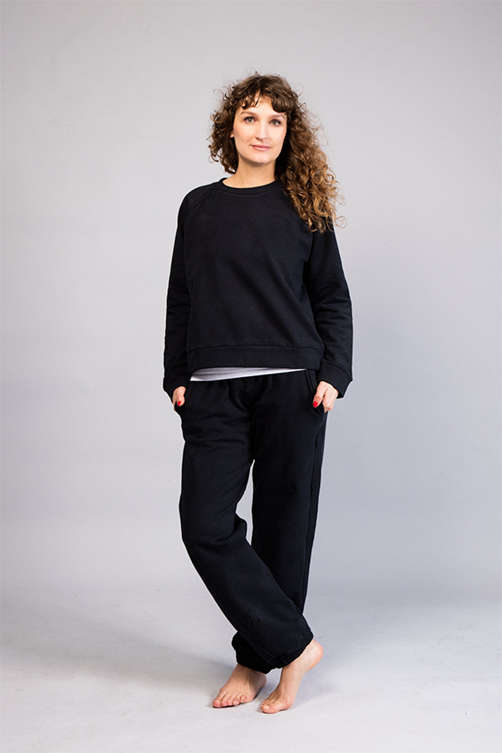 Pantalon molleton noir XS