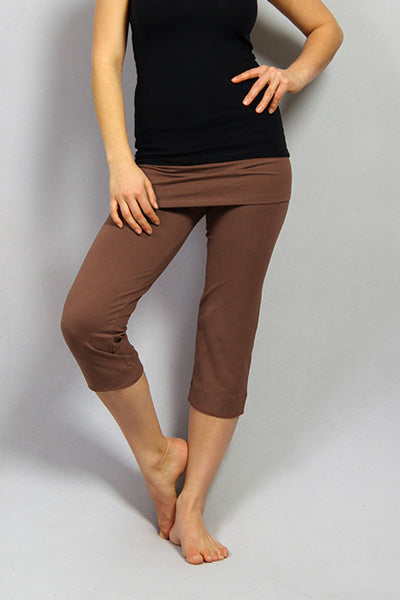 Pantalon 3/4 Inderjit mocca - taille L