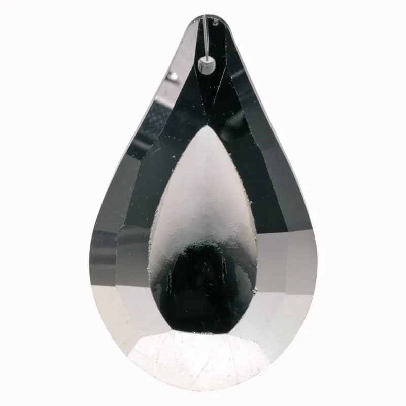 Kristall-Regenbogen-Tropfenspiegel aus Glas, 3,2 x 5 cm