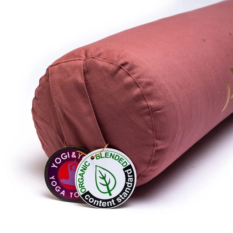 Traversin rond Phases de Lune en coton bio