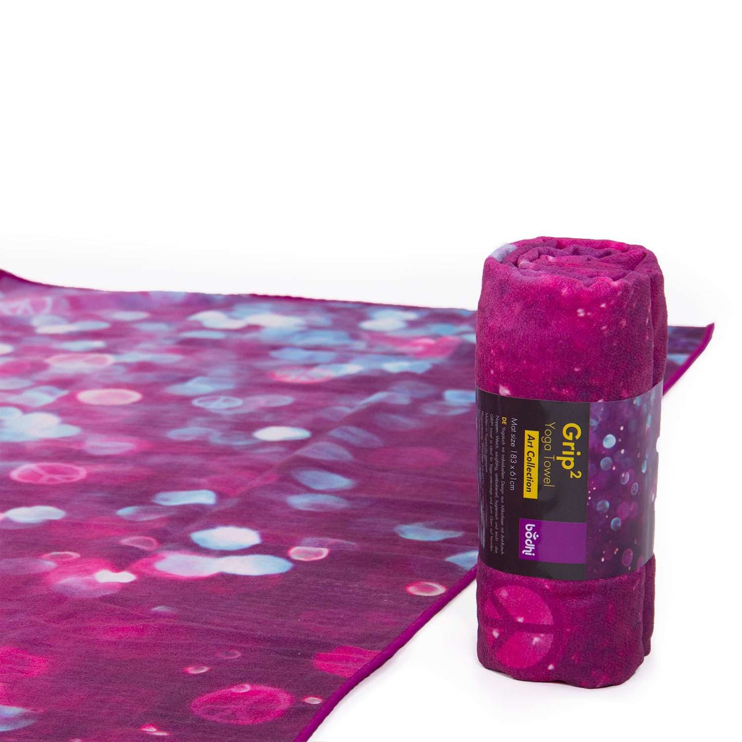 Serviette pour le yoga GRIP -  Pink