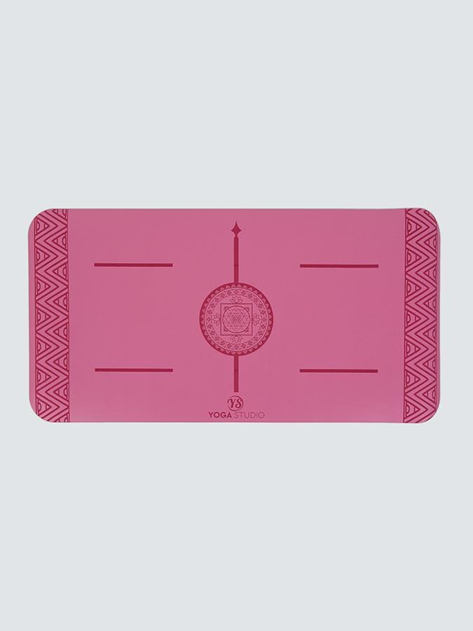 Mini Tapis de yoga Studio pour genoux: Gris + sangle
