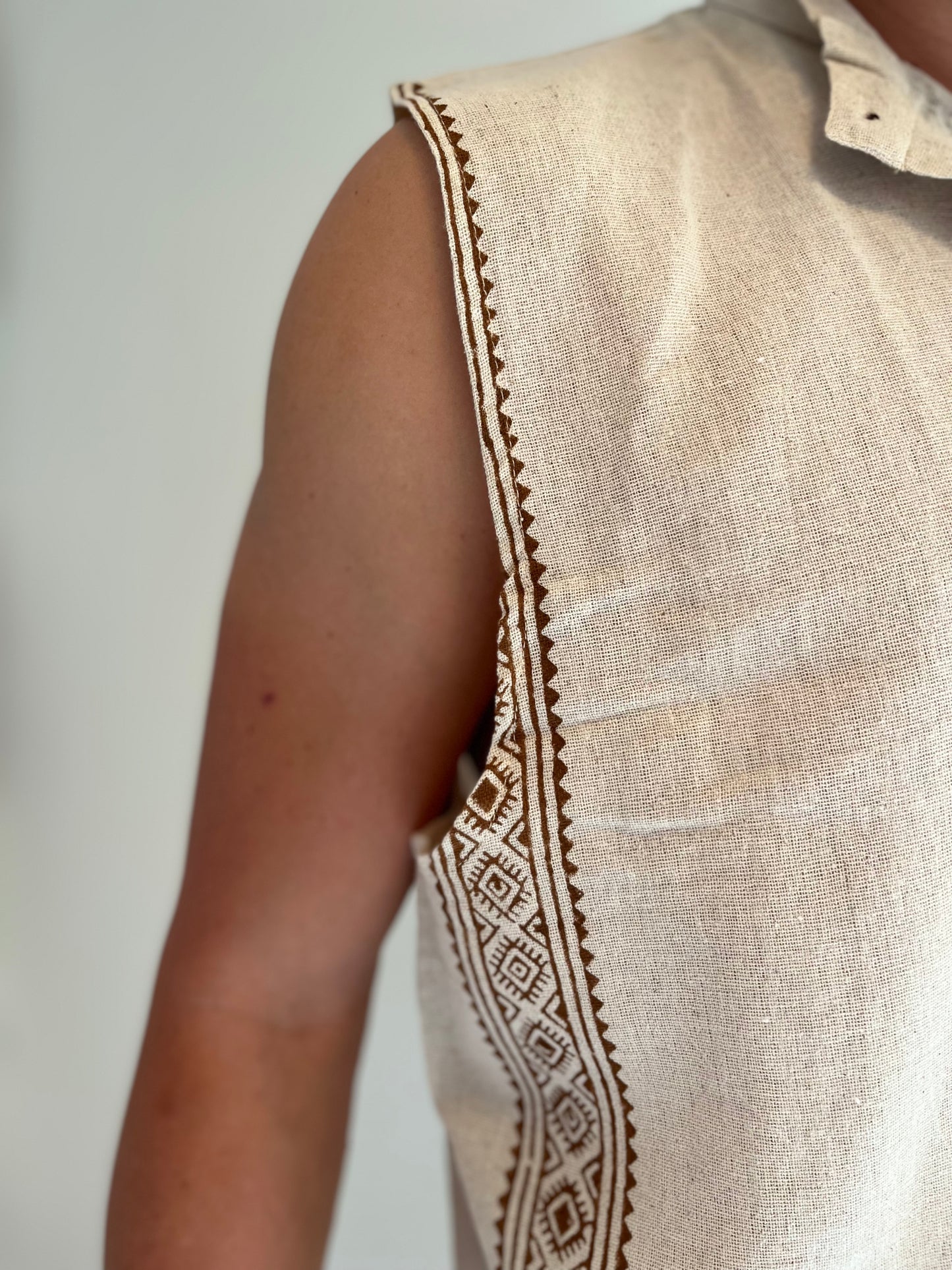 Ärmelloses Tunika-Shirt für Herren – Seamoon