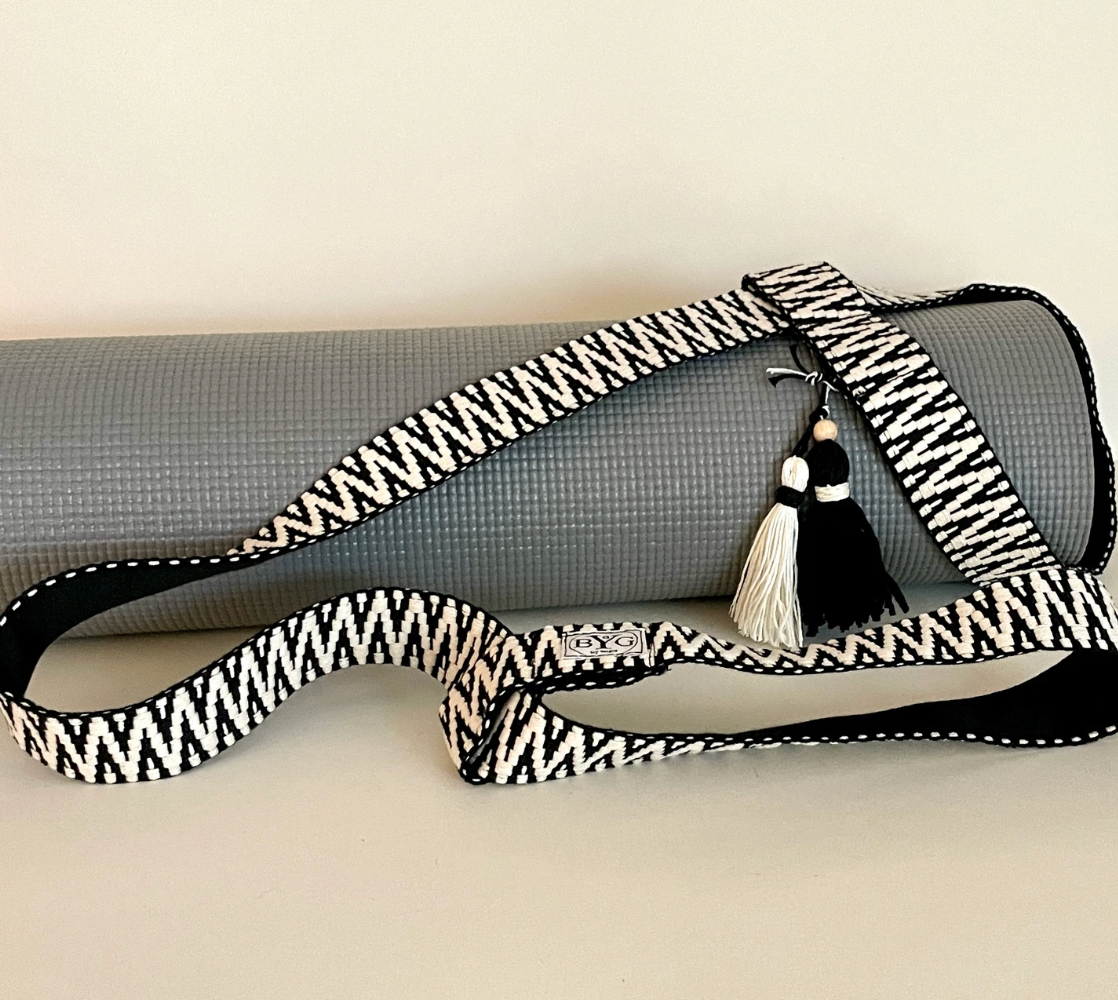 Sangle de transport pour tapis brodé - Luxury Zic-Zac - Bleu turquoise