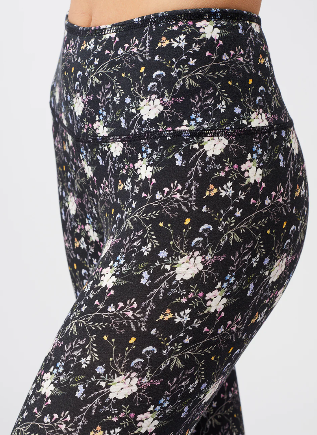 Printed Leggings Mandala - Tencel-Cotton print - Perla