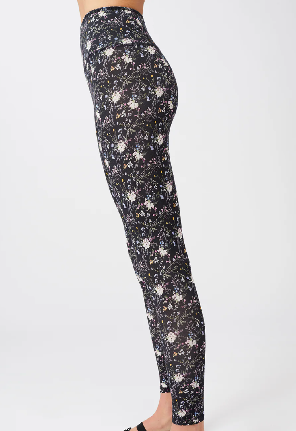 Printed Leggings Mandala - Tencel-Cotton print - Perla
