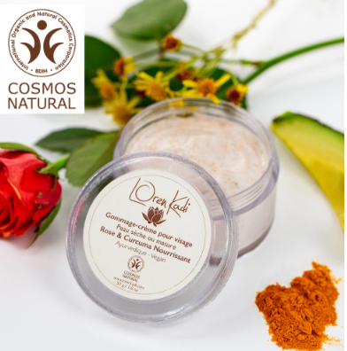 Ayurvedic natural scrub "Golden Lotus Purely Radiant" 50 gr - Vegan