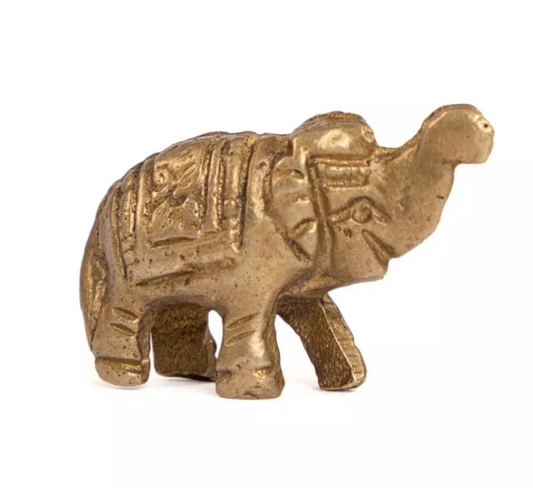 Brass Ganesh statuette - 7cm