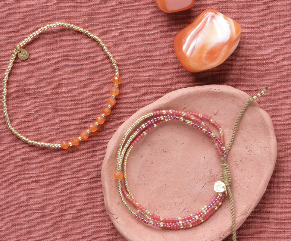 Goldenes Loyal-Armband mit Citrinstein