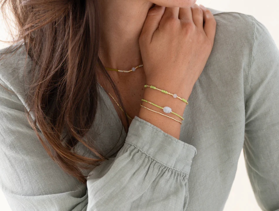 Golden Loyal bracelet with citrine stone