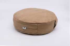 Petit coussin de méditation - Voyage extra plat - Camel