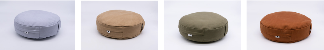 Petit coussin de méditation - Voyage extra plat - Vert olive