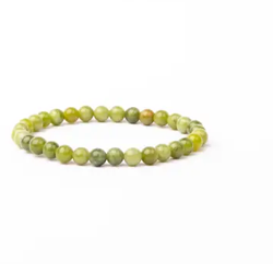 4 mm facettiertes grünes Apatit-Armband