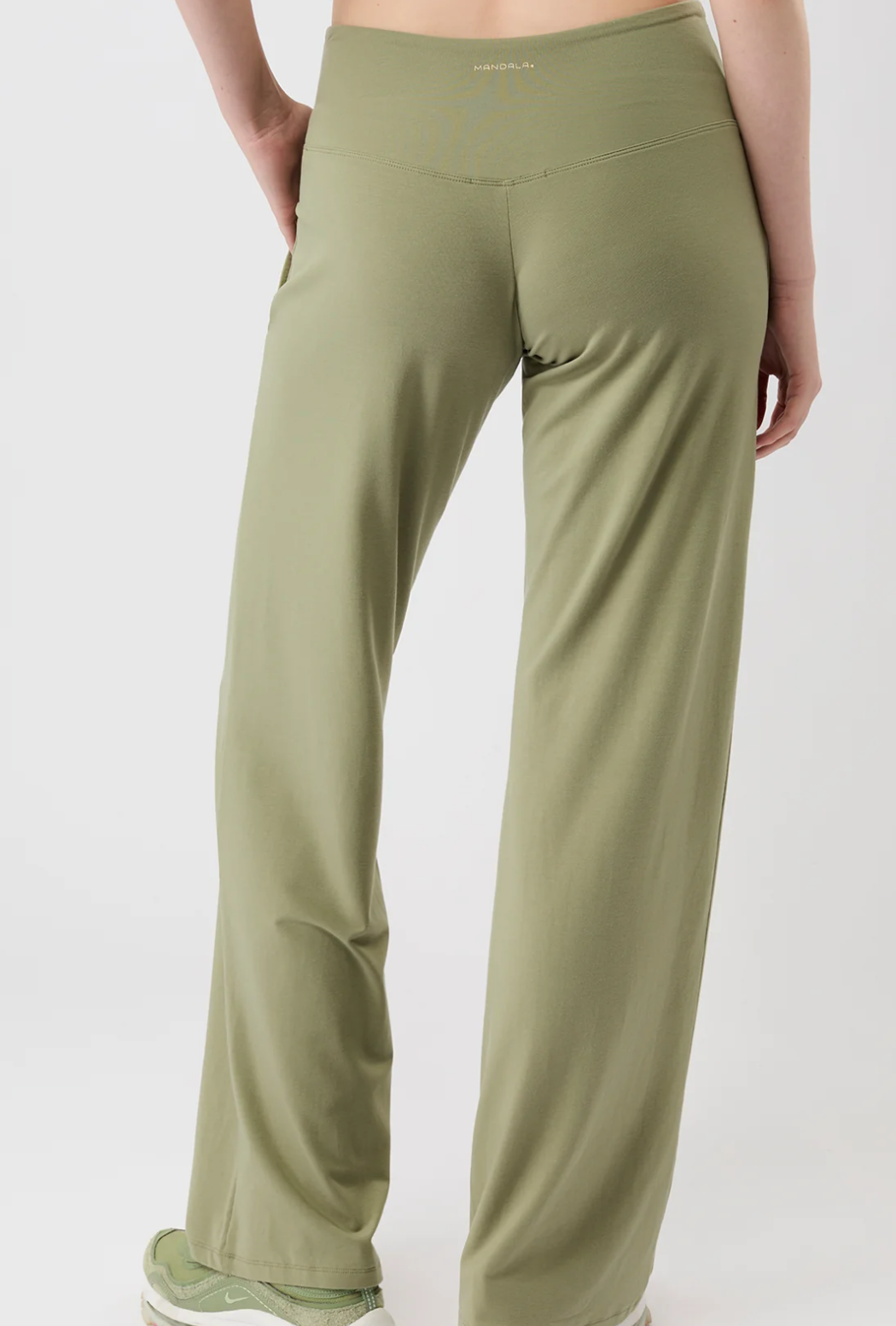 Wide Leg Workout Pant - Mossy