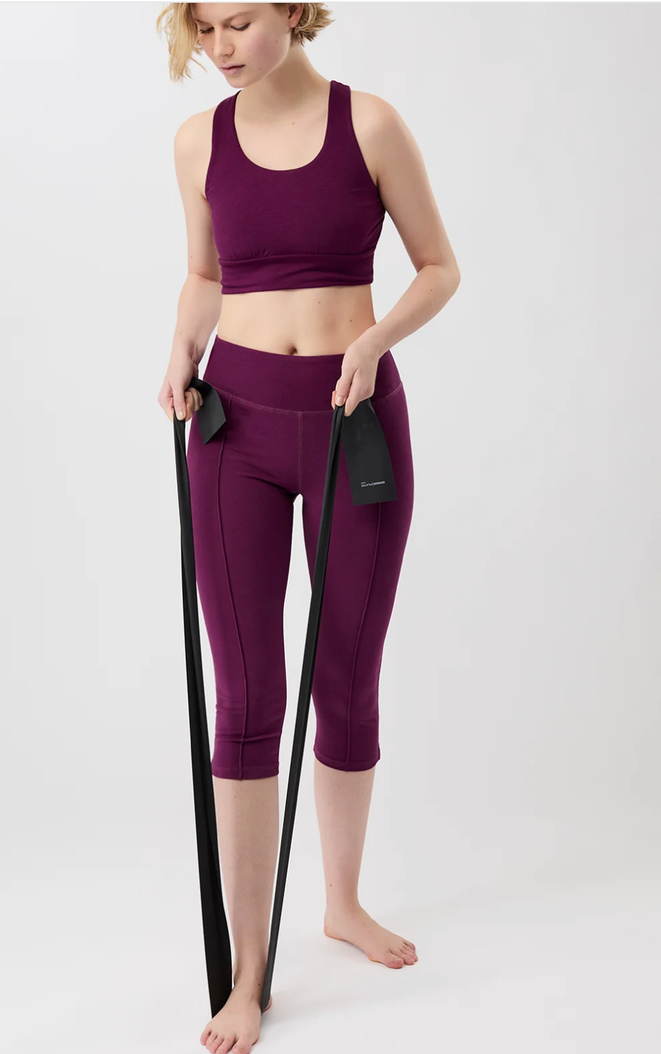 Capri Pants - Plum