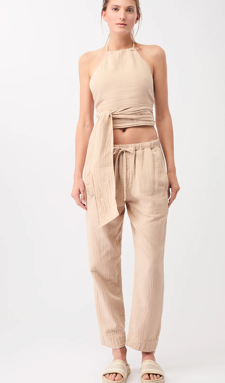 Relaxed Fit Pant - Soft Suede