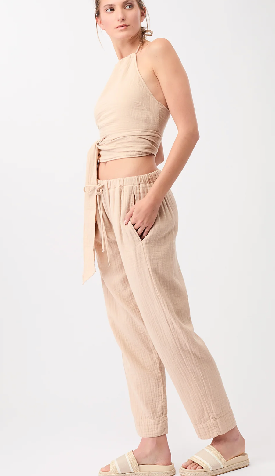 Relaxed Fit Pant - Soft Suede