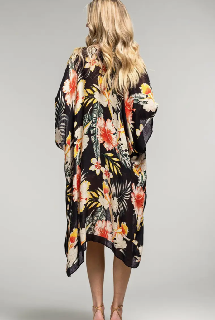 Mizar Kimono Dark purple