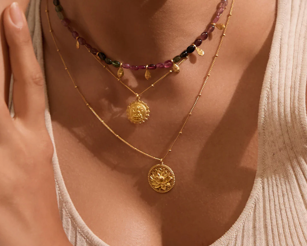 Chakra Necklace Aligned in Purpose