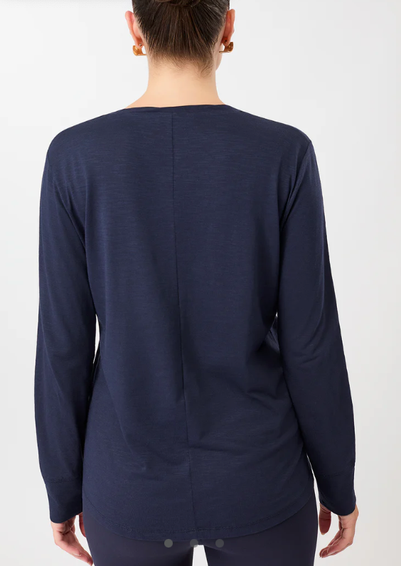 Easy Longsleeve Shirt - Nightblue Sky
