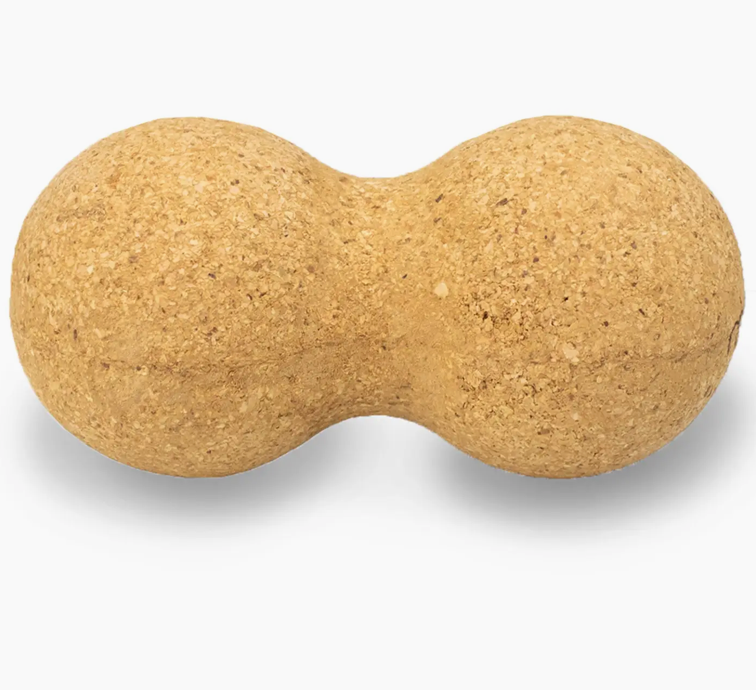 Balle de massage Fascia - Forme de cacahuète - Liège