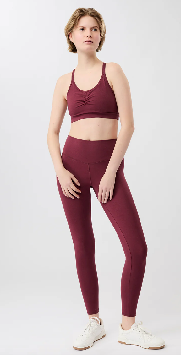 Barre Tight Hight Rise Leggings Mandala - Solid Green Seaweed