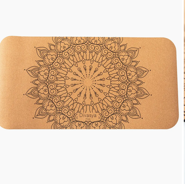 Mini Studio Yoga Mat for Knees: Gray + Strap