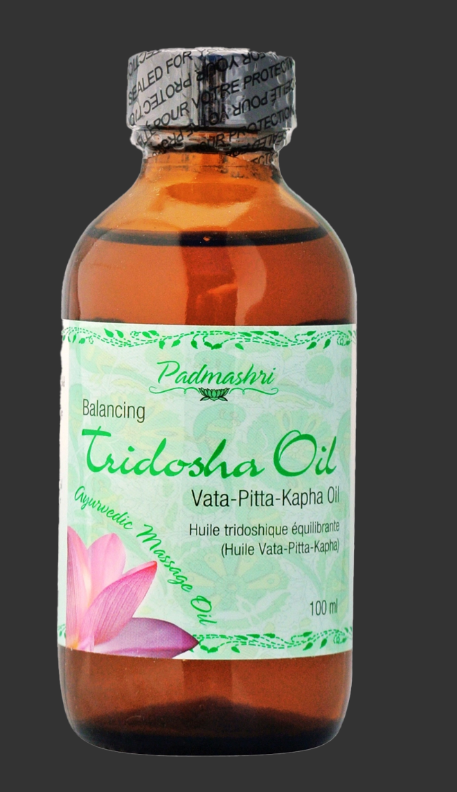 Huile de massage naturelle ayurvédique "TriDosha"