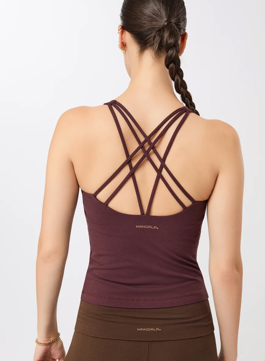 Infinity Top with Built-in Support Bra - Dreamer - Lilac