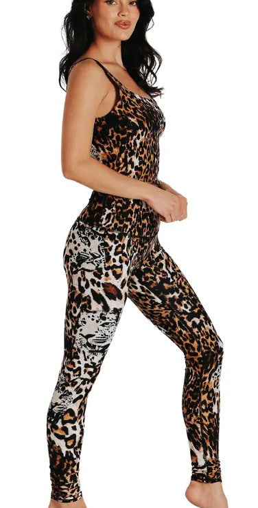 Printed Leggings Yoga Democracy - Wildcat