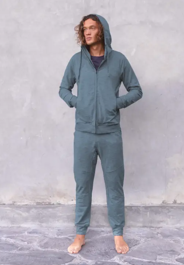 Pantalon Adi pinegreen mélange