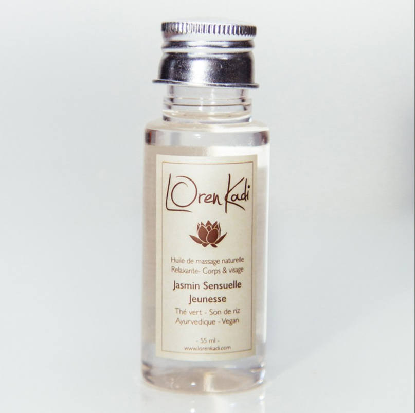 Natural Ayurvedic massage oil "Jasmin Sensuelle Jeunesse" - 55 ml - Vegan