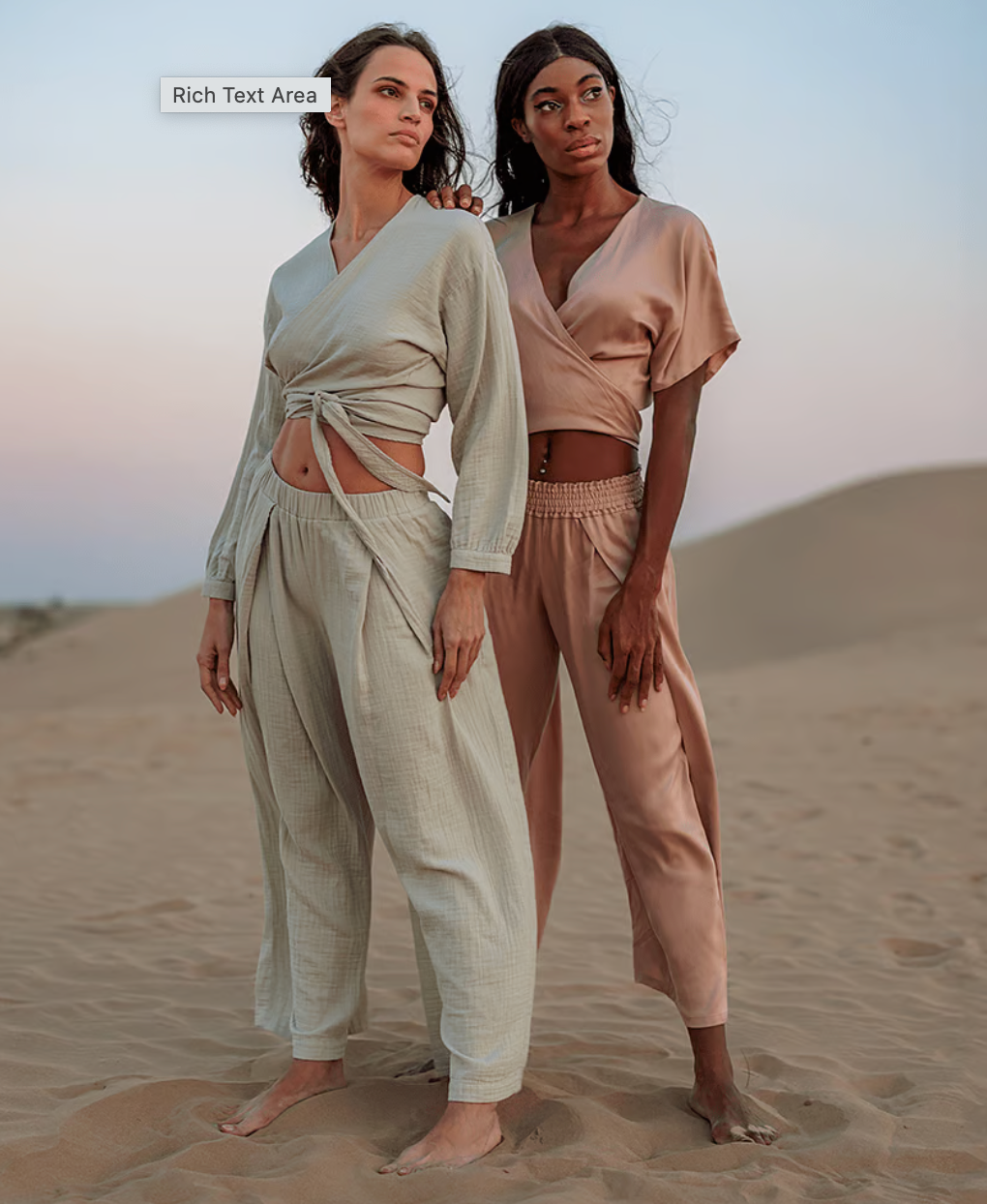 Nomad pants in vanilla-pastel yellow muslin cotton