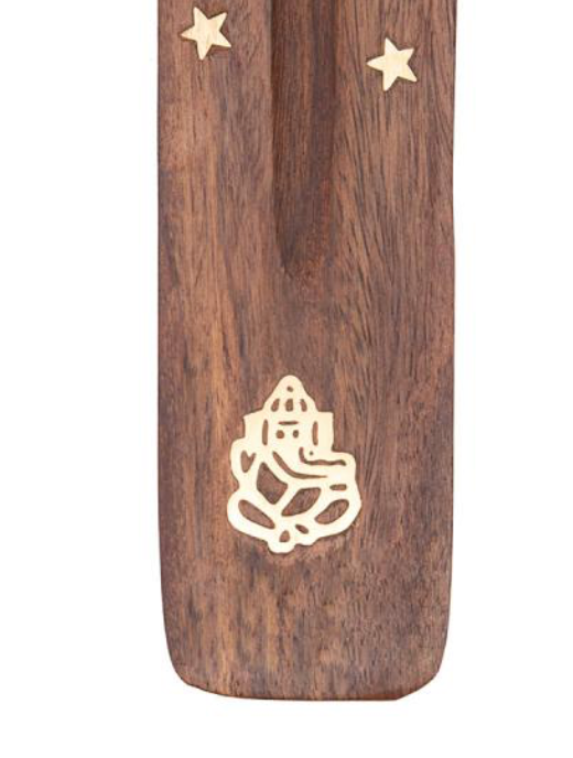 Flower pattern soapstone incense holder
