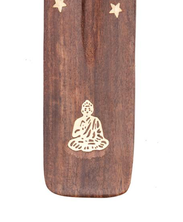 Flower pattern soapstone incense holder