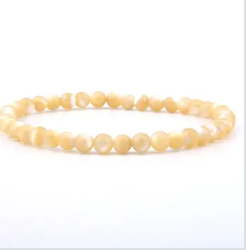 Citrine bracelet 4 mm