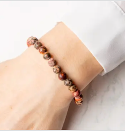6mm or 8mm Sunstone Gemstone Bracelet