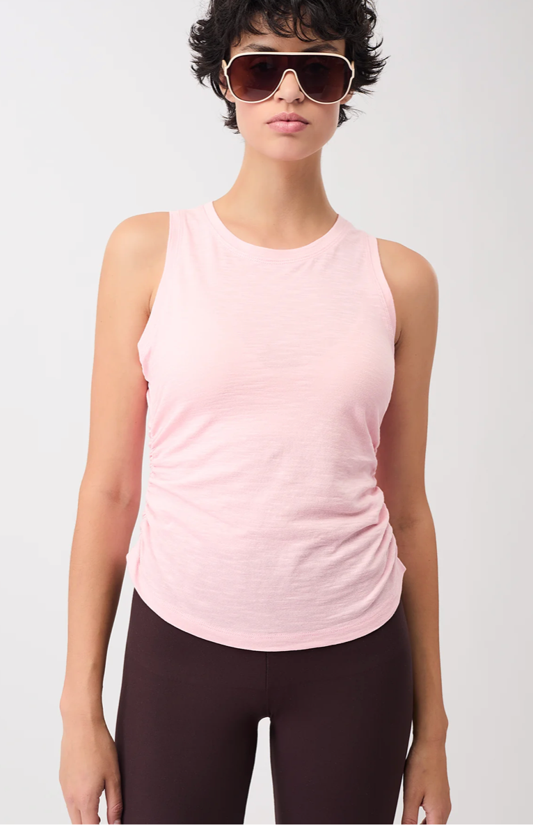 Cropped Ruffled Top - Rose