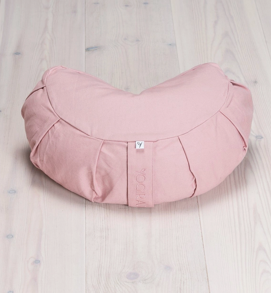 Zafu Organic Buckwheat Crescent Cushion Yoga Studio EU