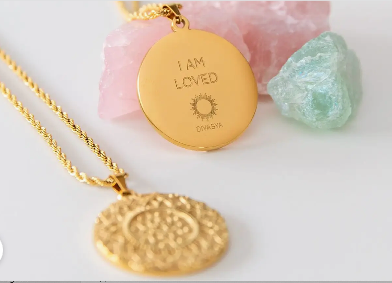 Collier Mandala - Mantra "I am loved"