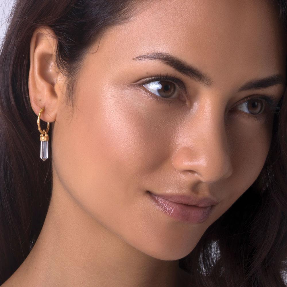 Boucles d'oreilles "Divine Purpose" - Quartz - Ananda Soul