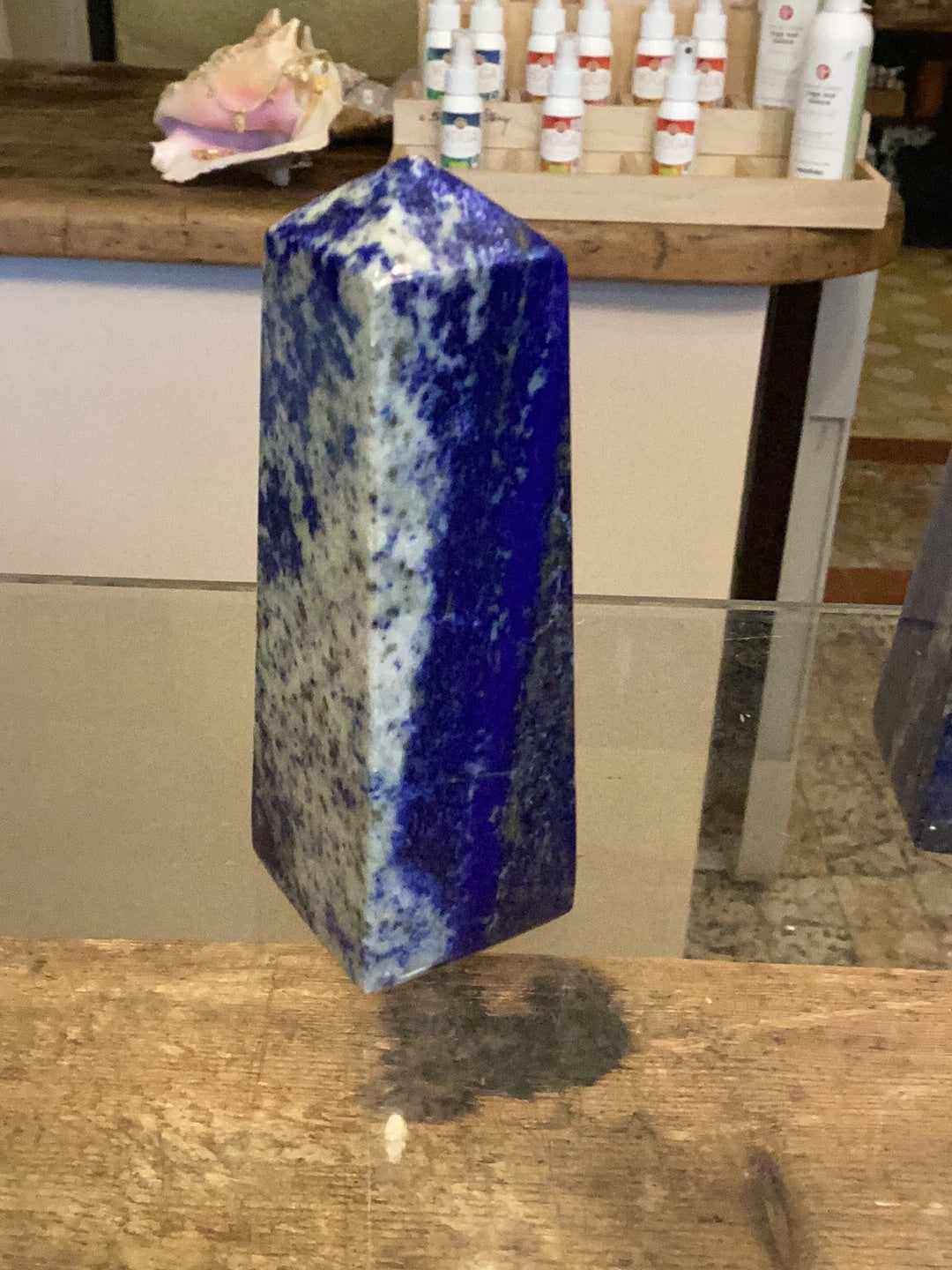 Obélisque de Lapis Lazuli naturel (260g - 270g)