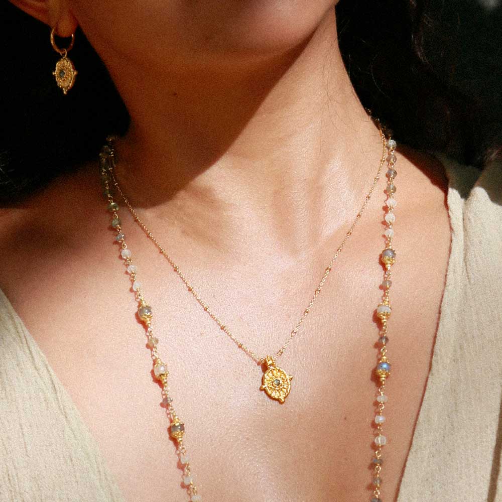 Collier Labradorite - Here to be - Ananda Soul