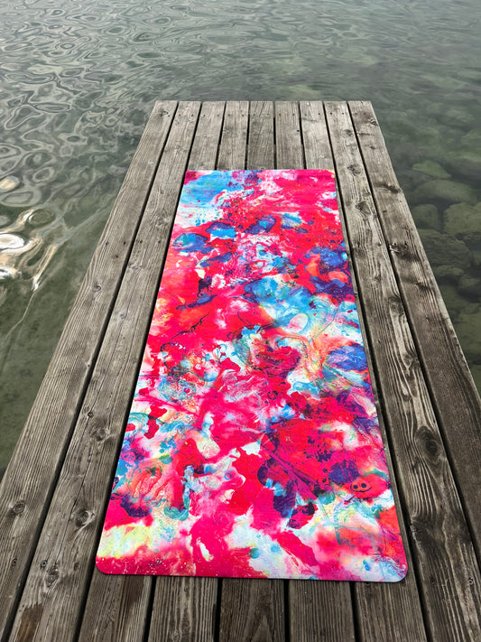 Maya Rochat Yoga Mat - Glactic Evolution