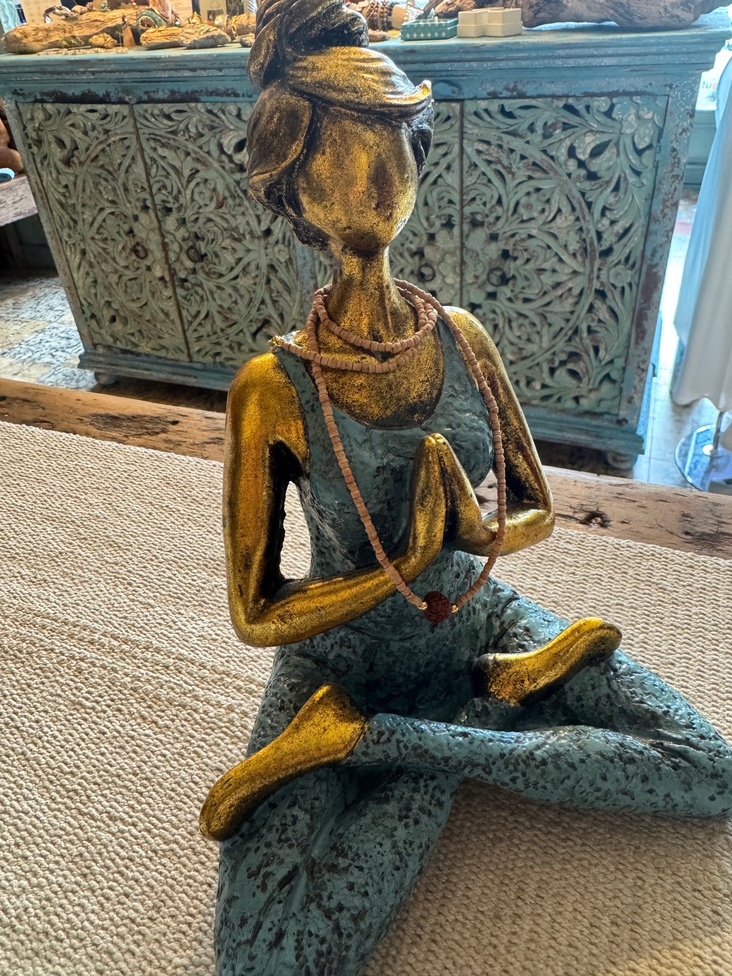 Statue Yogini Padmasana - 20 cm