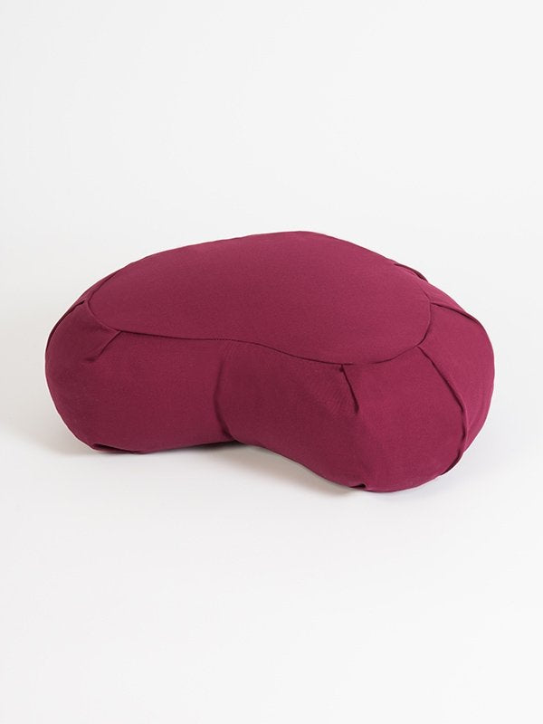 Zafu demi-lune bordeaux Yoga studio