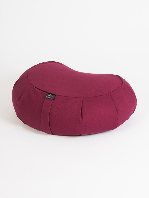 Zafu demi-lune bordeaux Yoga studio