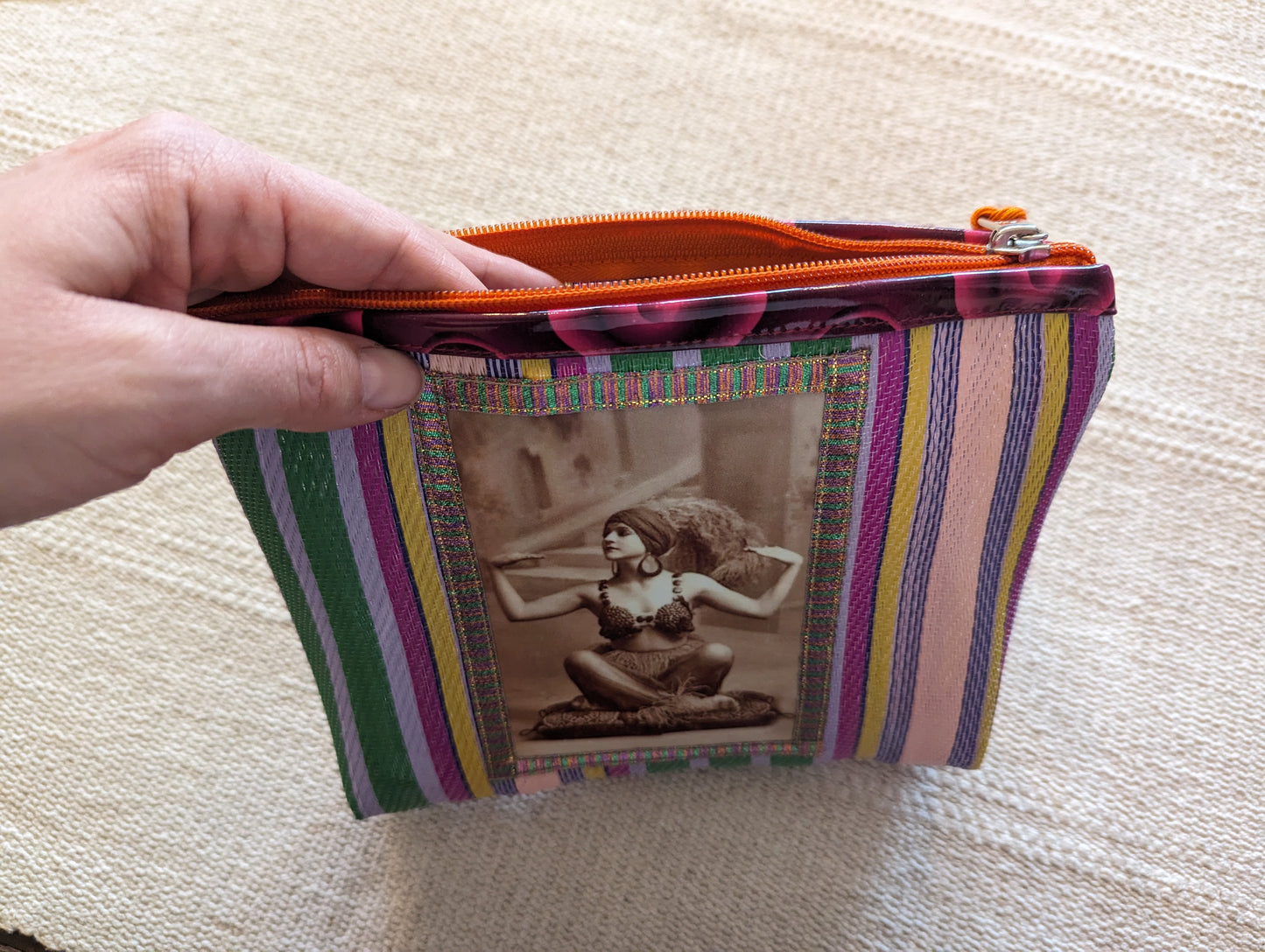 Tasche für Yogamatte handmade in Germany - senfgelb